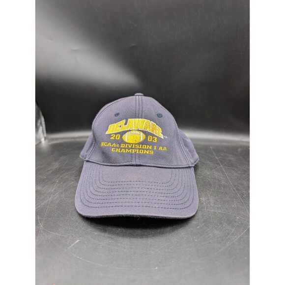 2003 Division I AA NCAA Football National Champions Delaware The Game Hat RARE - Picture 1 of 7